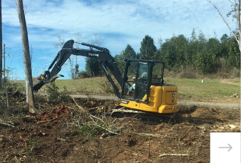 Triple S Outdoor Maintenance clearing land for property building in Bay County, Florida.